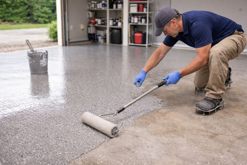Basement Floor Epoxy Service in Fairfax, VA