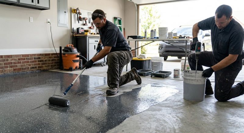 Metallic Epoxy Service in Loudoun County, VA